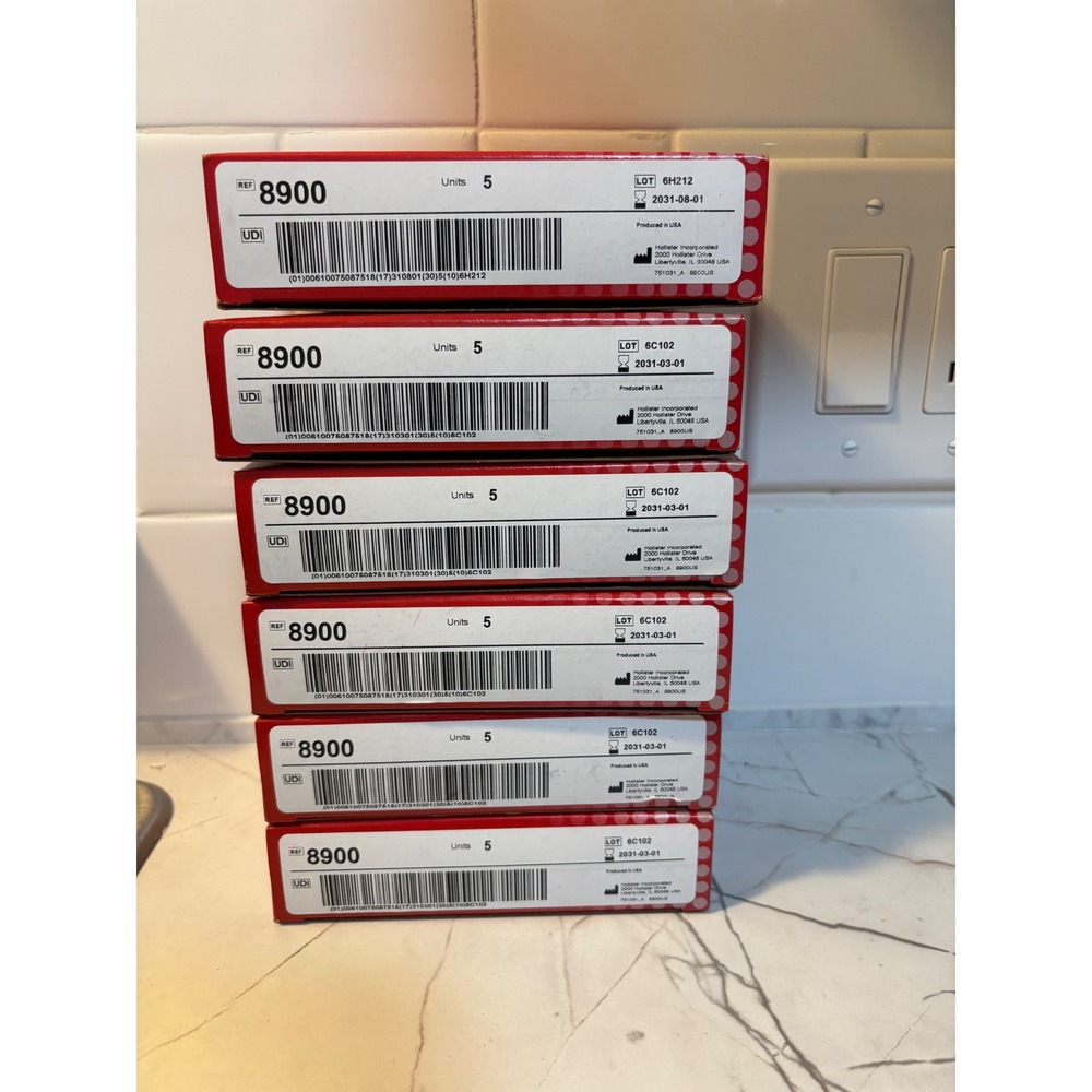 Hollister CeraPlus Ostomy Skin Barrier 8900 4x4 30ct Total Exp 2031 Bulk Lot